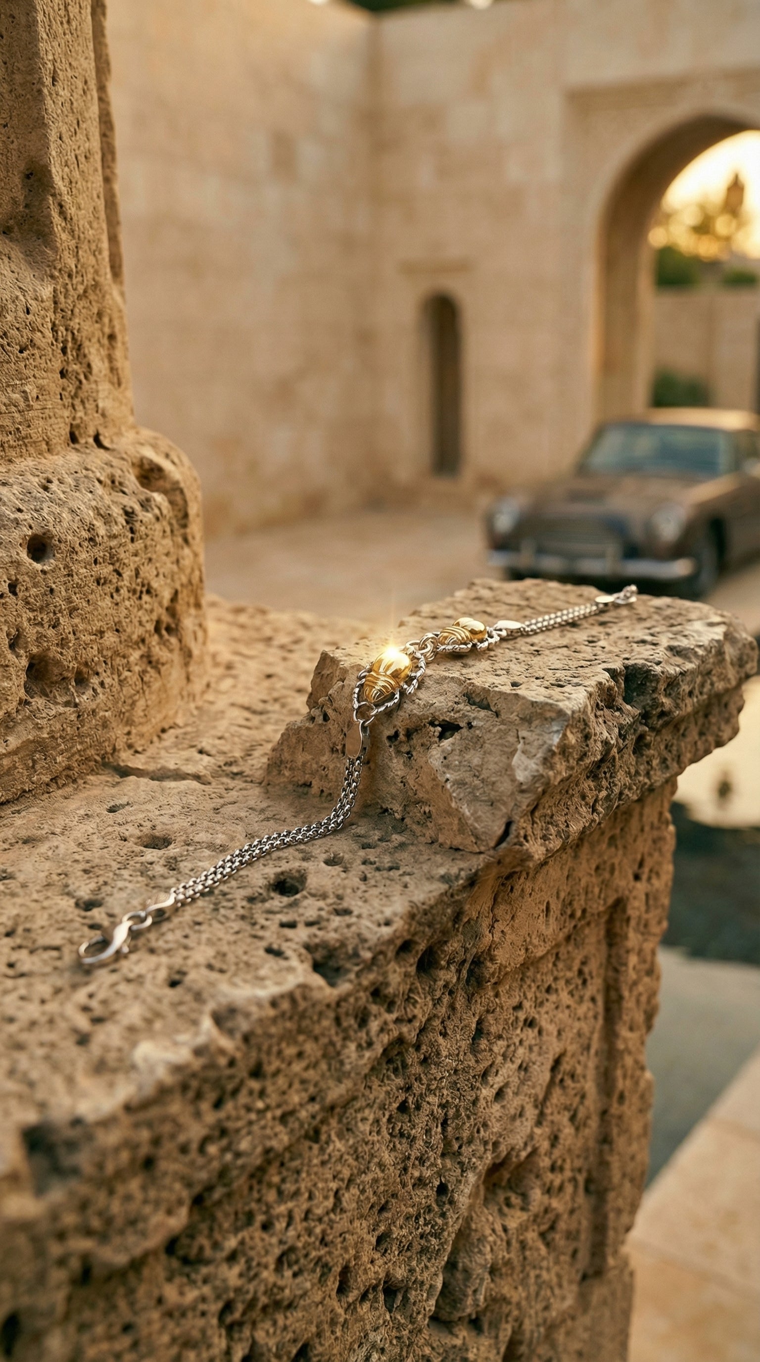 "ملاك"Scarab Bracelet